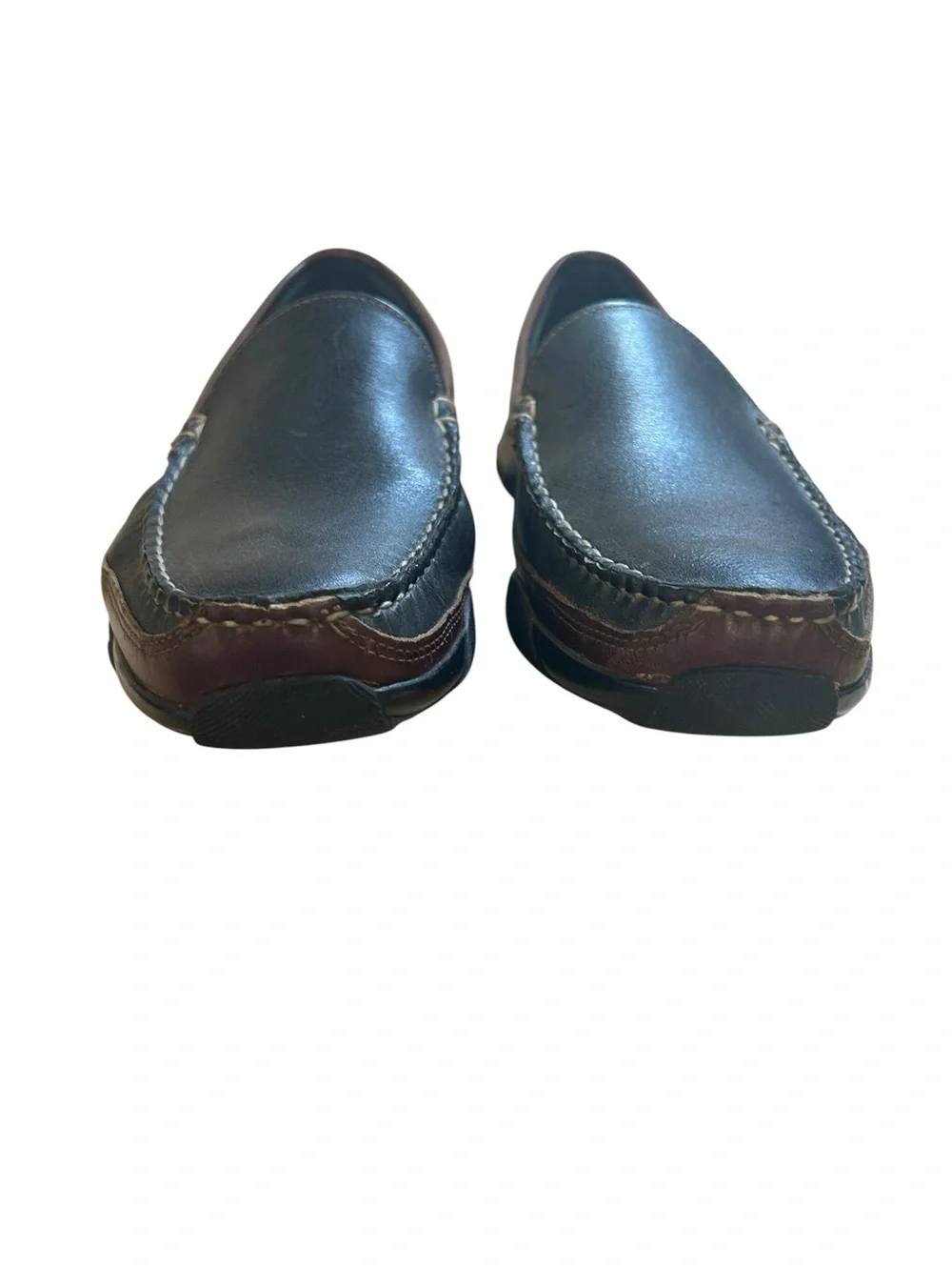Allen Edmonds Boulder Handsewn Leather Loafers Men’s Size 9.5 Brown Black USA